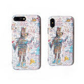 iPhone 16 Pro Max Case - 12″ TPU Graffiti Art Design